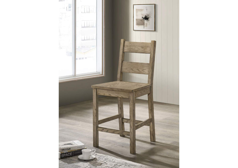 192929 Cardova Counter Height Dining Chair Vineyard Oak (Set of 2)