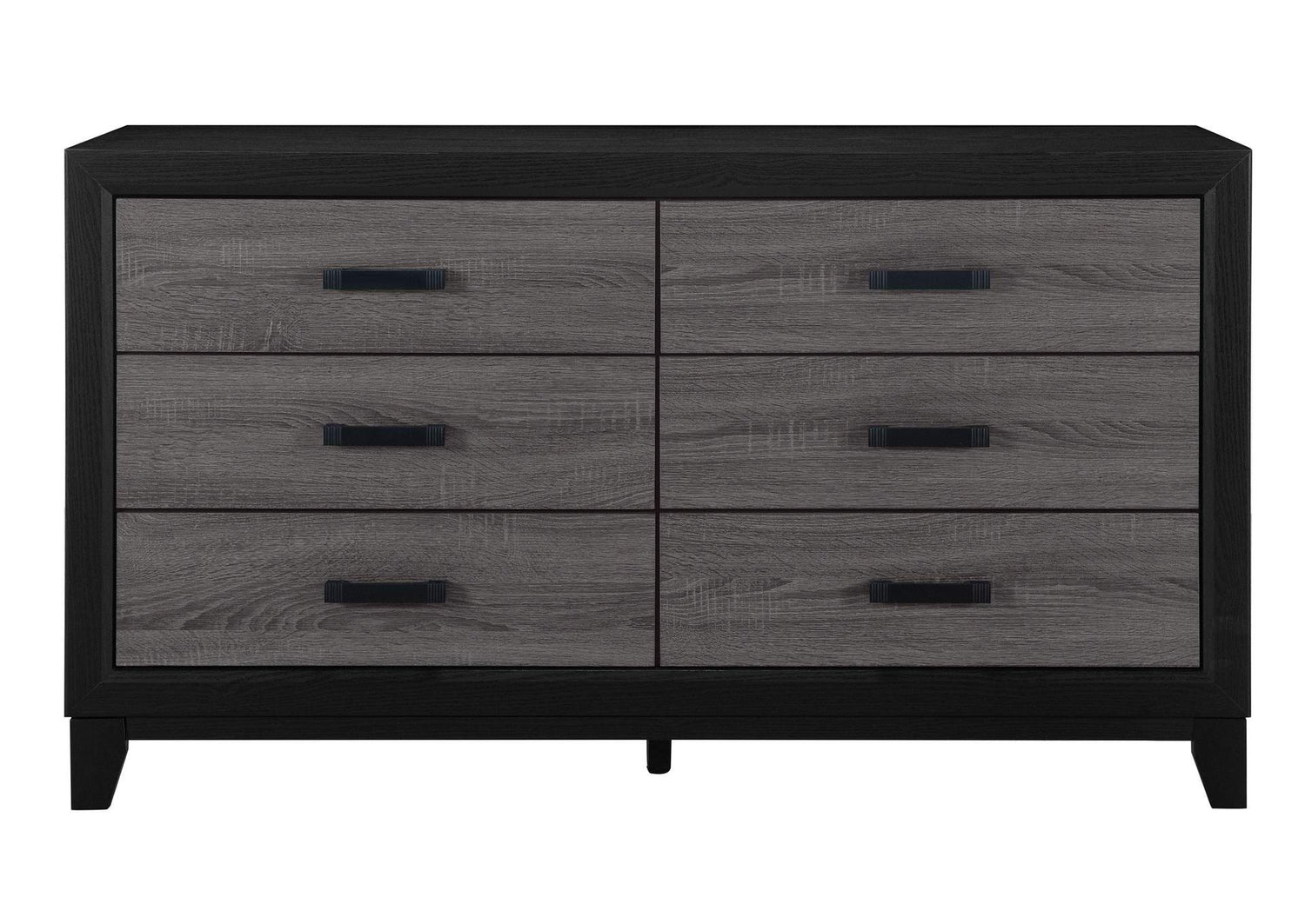 LISBON-GREY_BLACK-DR LISBON GREY AND BLACK DRESSER