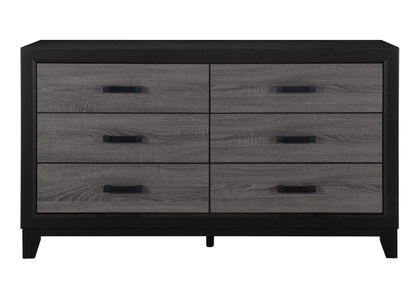 LISBON-GREY_BLACK-DR LISBON GREY AND BLACK DRESSER