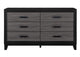 LISBON-GREY_BLACK-DR LISBON GREY AND BLACK DRESSER