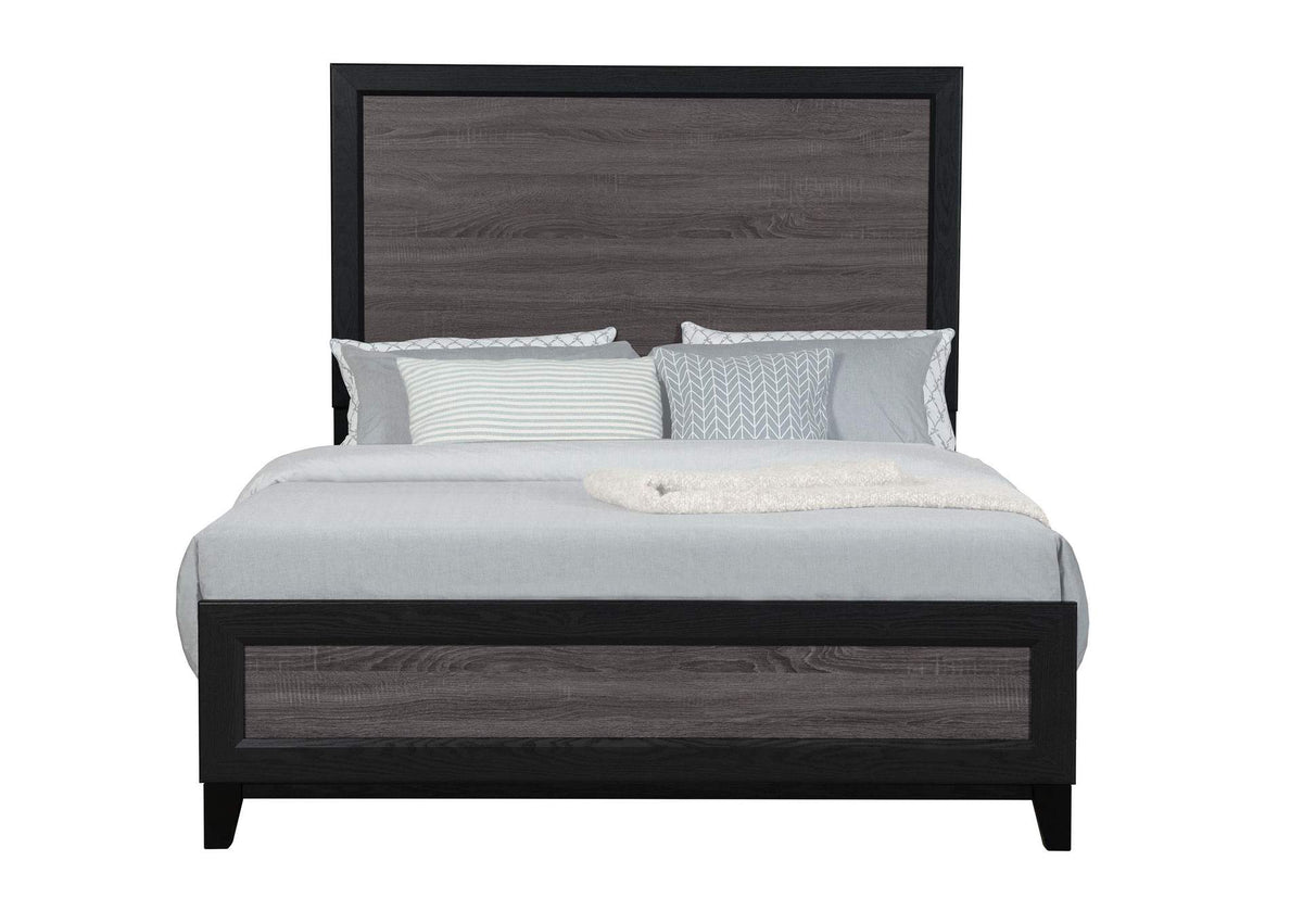 LISBON-GREY_BLACK-QB LISBON GREY AND BLACK QUEEN BED