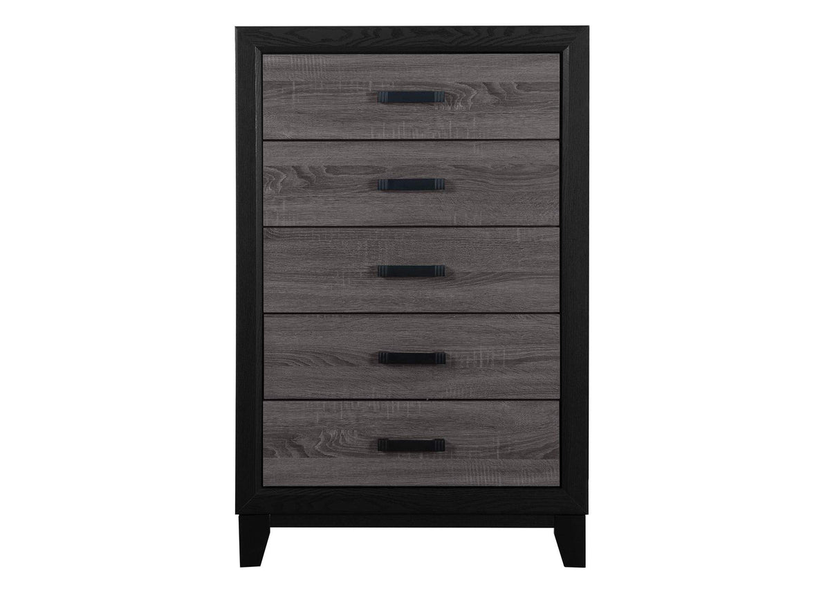 LISBON-GREY_BLACK-CH LISBON GREY AND BLACK CHEST