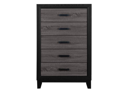 LISBON-GREY_BLACK-CH LISBON GREY AND BLACK CHEST