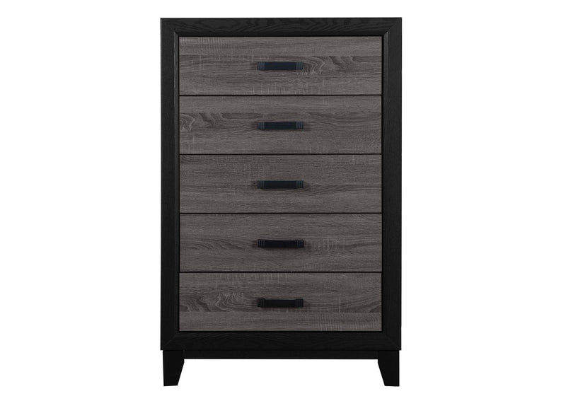 LISBON-GREY_BLACK-CH LISBON GREY AND BLACK CHEST
