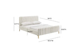 TOV-B68162 Angela Cream Full Bed