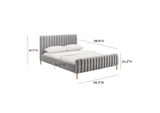 TOV-B6375 Angela Grey Queen Bed