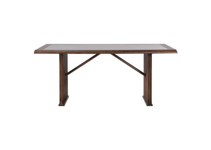 193591-S7 Sherwood 7-piece Rectangular Dining Table Set Brown