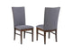 193592 Sherwood Upholstered Dining Side Chair Grey (Set of 2)