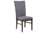 193592 Sherwood Upholstered Dining Side Chair Grey (Set of 2)