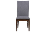 193592 Sherwood Upholstered Dining Side Chair Grey (Set of 2)