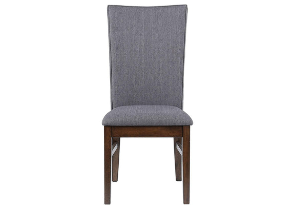193592 Sherwood Upholstered Dining Side Chair Grey (Set of 2)
