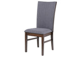 193592 Sherwood Upholstered Dining Side Chair Grey (Set of 2)
