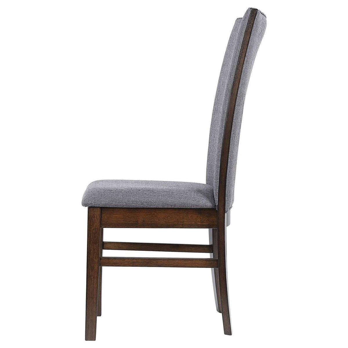193592 Sherwood Upholstered Dining Side Chair Grey (Set of 2)