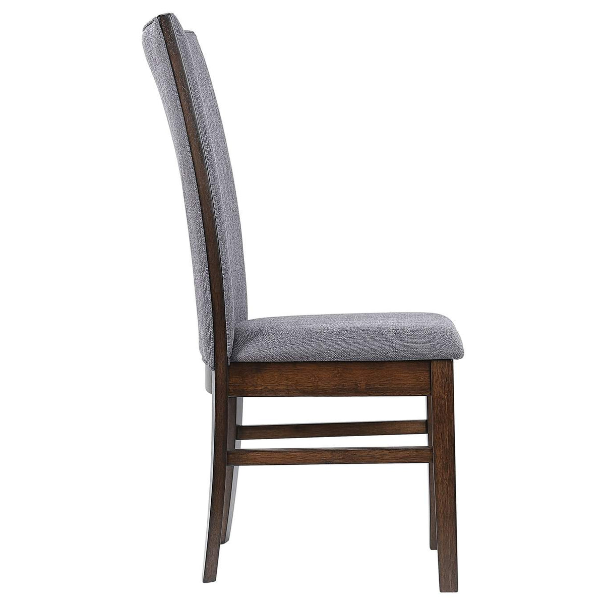 193592 Sherwood Upholstered Dining Side Chair Grey (Set of 2)