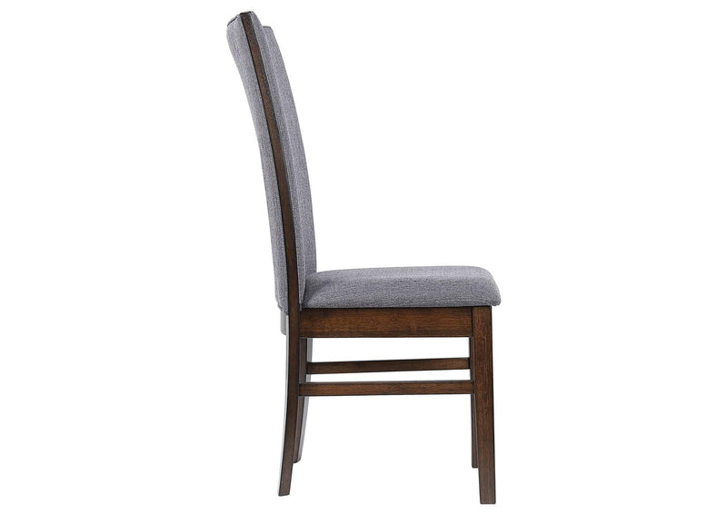 193592 Sherwood Upholstered Dining Side Chair Grey (Set of 2)