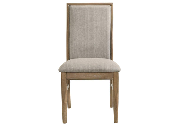 193611-S7 Adina 7-piece Extension Dining Set Distressed Light Brown