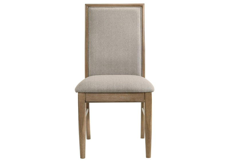 193611-S7 Adina 7-piece Extension Dining Set Distressed Light Brown