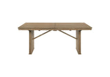 193611 Adina 89-inch Extension Dining Table Distressed Light Brown