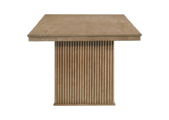 193611 Adina 89-inch Extension Dining Table Distressed Light Brown