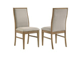 193612 Adina Upholstered Dining Side Chair Barley (Set of 2)
