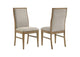 193612 Adina Upholstered Dining Side Chair Barley (Set of 2)