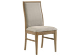 193612 Adina Upholstered Dining Side Chair Barley (Set of 2)