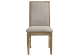 193612 Adina Upholstered Dining Side Chair Barley (Set of 2)