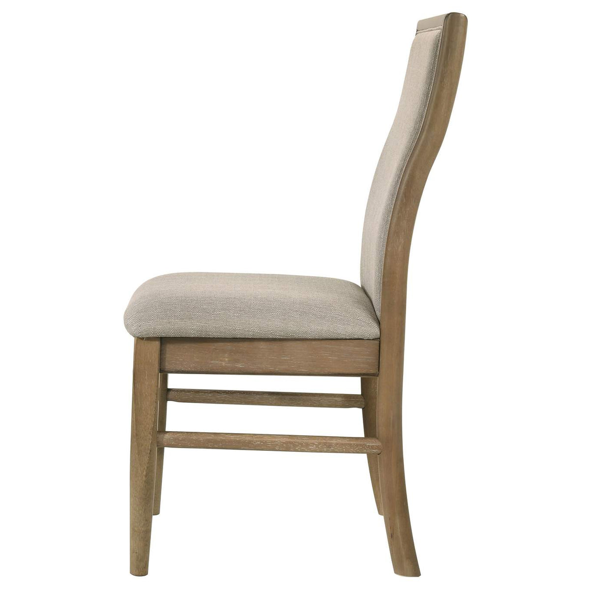 193612 Adina Upholstered Dining Side Chair Barley (Set of 2)