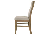 193612 Adina Upholstered Dining Side Chair Barley (Set of 2)
