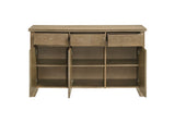 193615 Adina 3-door 59-inch Sideboard Server Distressed Light Brown