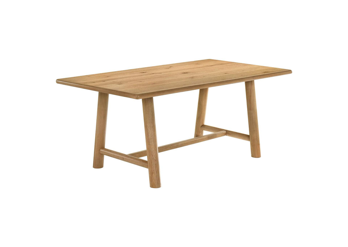 193651 Duncan 71-inch Rectangular Wood Dining Room Table Washed Oak