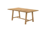 193651 Duncan 71-inch Rectangular Wood Dining Room Table Washed Oak