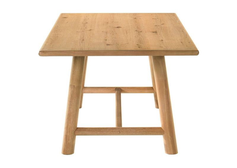 193651 Duncan 71-inch Rectangular Wood Dining Room Table Washed Oak