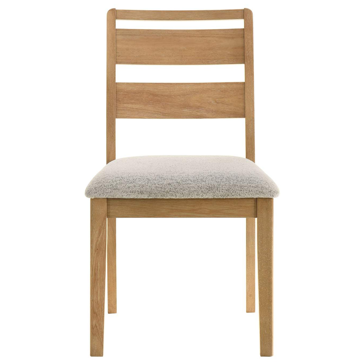 193652 Duncan Ladder Back Dining Side Chair Washed Oak (Set of 2)