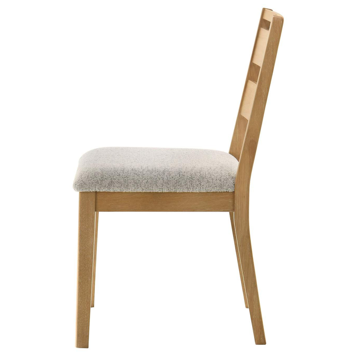193652 Duncan Ladder Back Dining Side Chair Washed Oak (Set of 2)