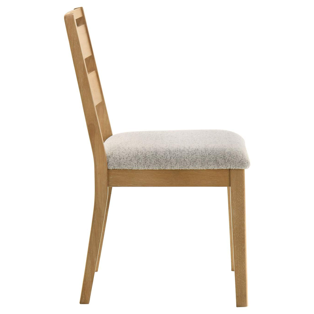 193652 Duncan Ladder Back Dining Side Chair Washed Oak (Set of 2)