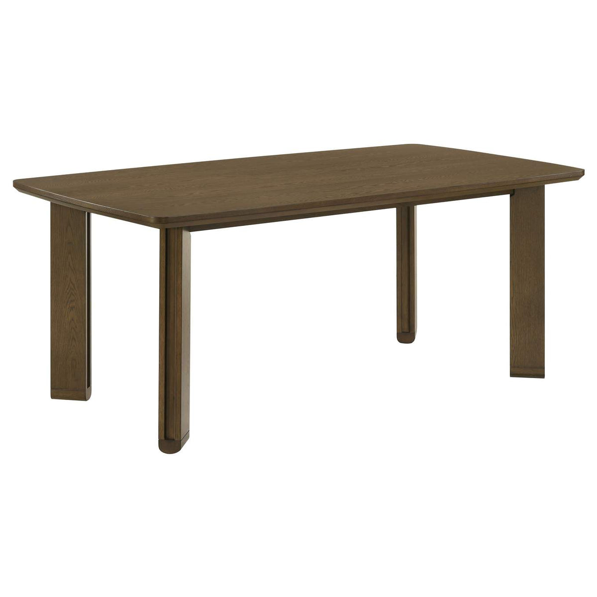 193661-S7 Ottowa 7-piece Rectangular Wood Dining Room Table Set Brown