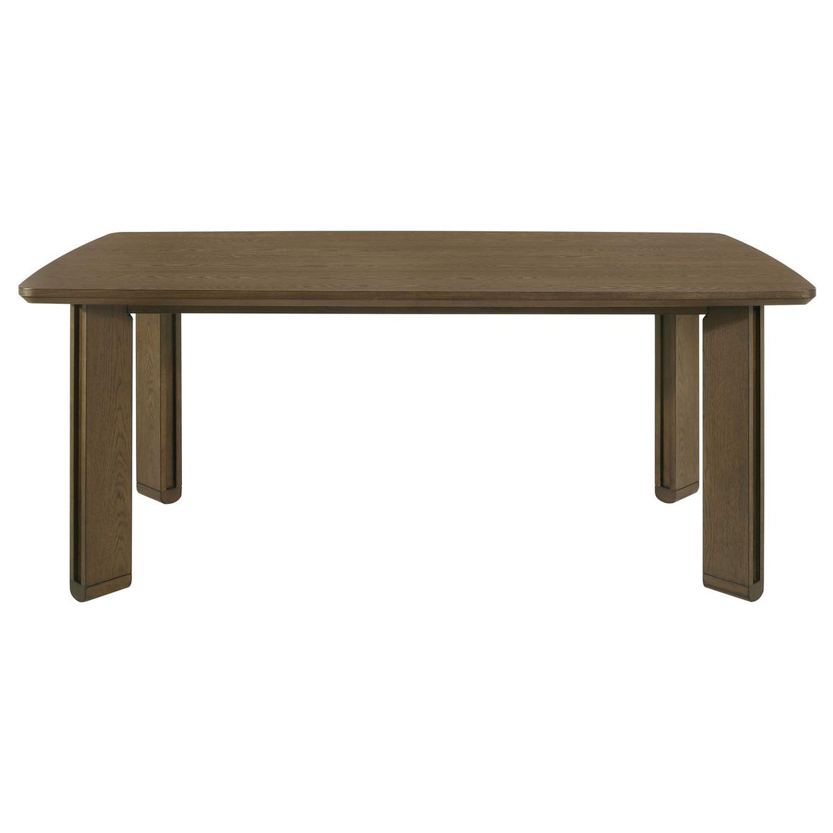 193661-S7 Ottowa 7-piece Rectangular Wood Dining Room Table Set Brown