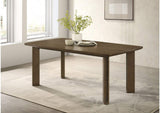 193661 Ottowa 71-inch Rectangular Wood Dining Table Brown