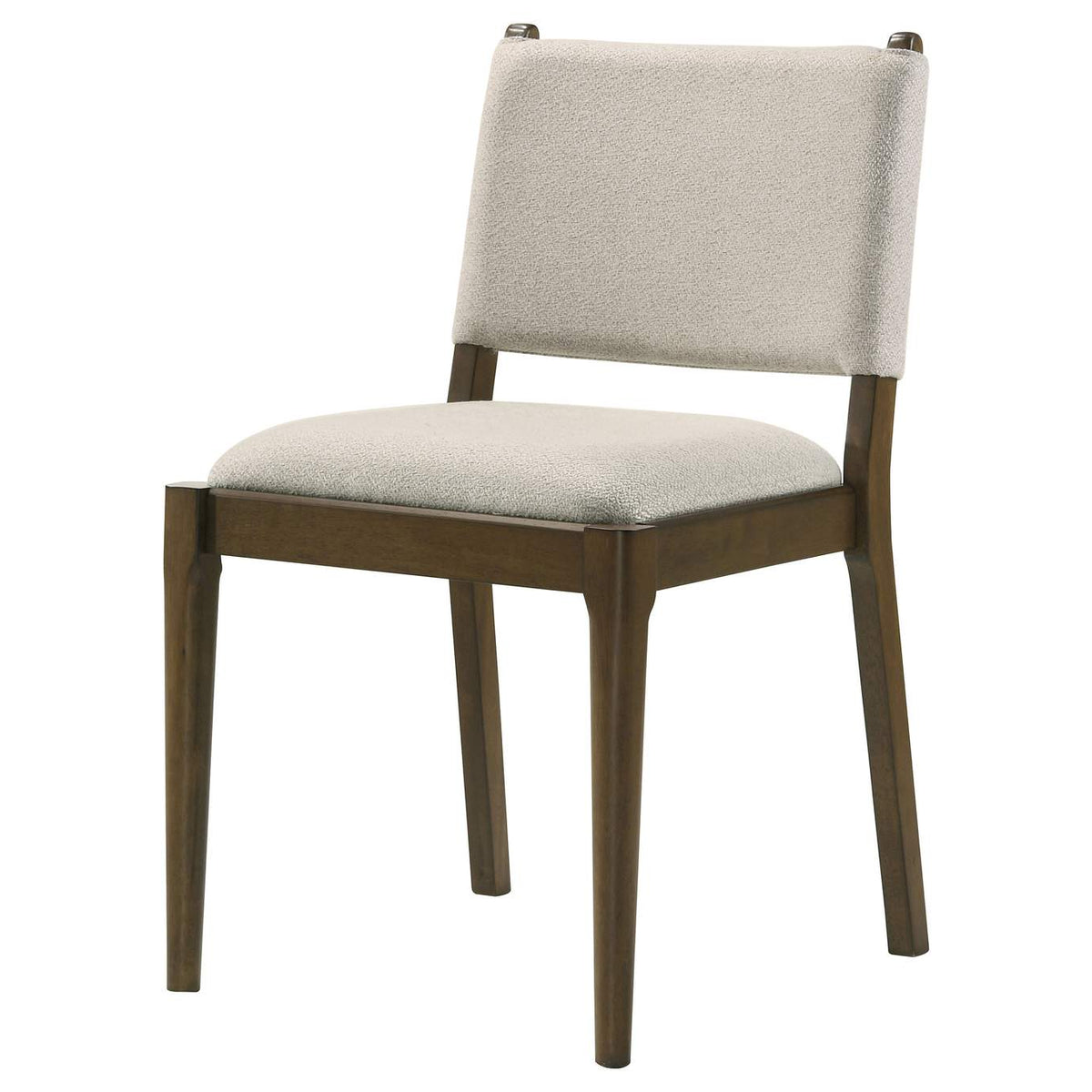 193662 Ottowa Upholstered Dining Side Chair Brown (Set of 2)