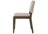 193662 Ottowa Upholstered Dining Side Chair Brown (Set of 2)