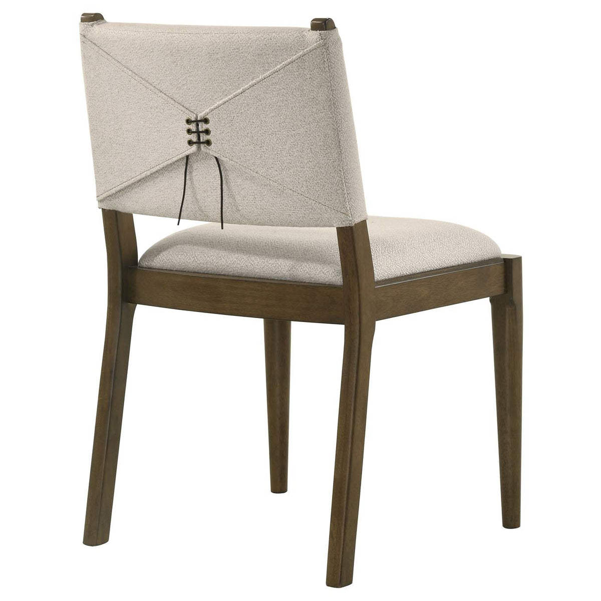 193662 Ottowa Upholstered Dining Side Chair Brown (Set of 2)