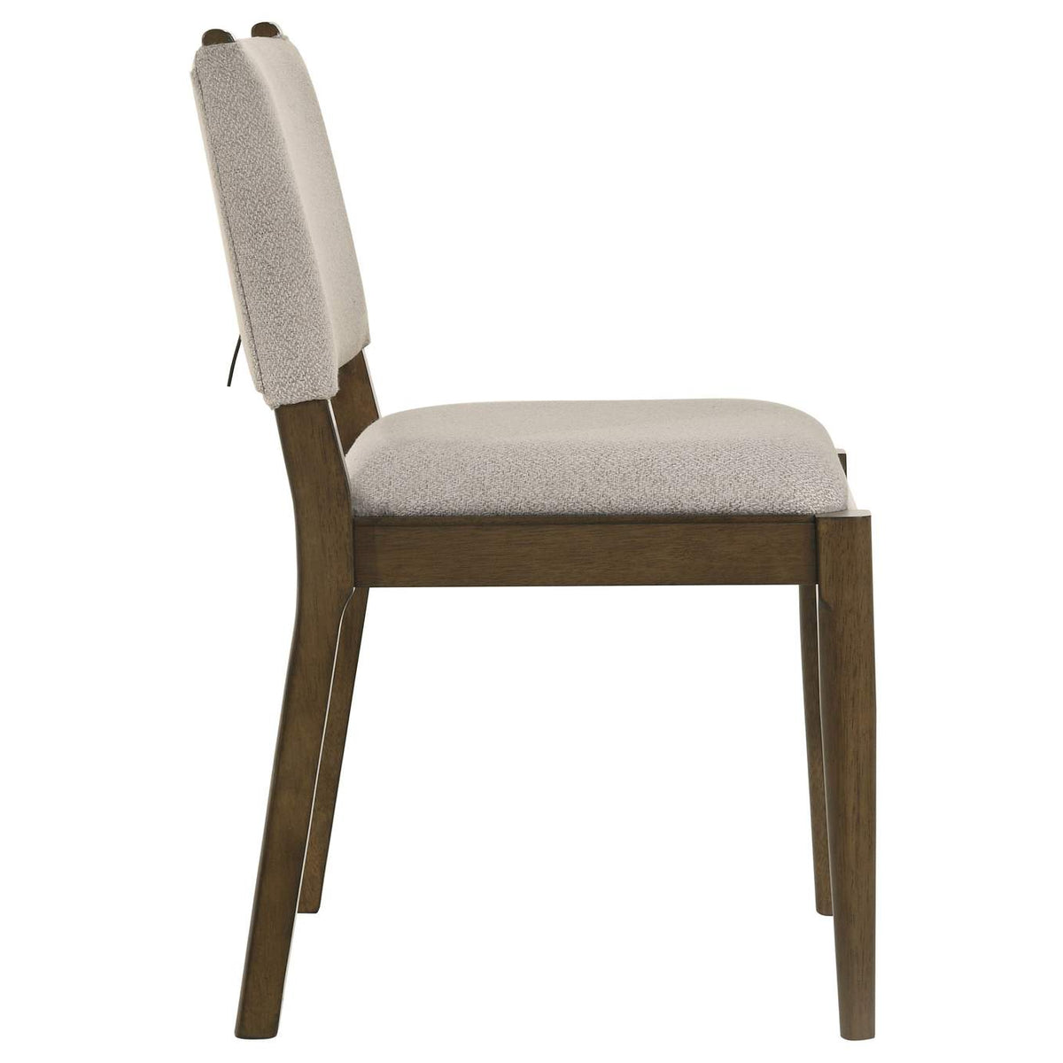 193662 Ottowa Upholstered Dining Side Chair Brown (Set of 2)