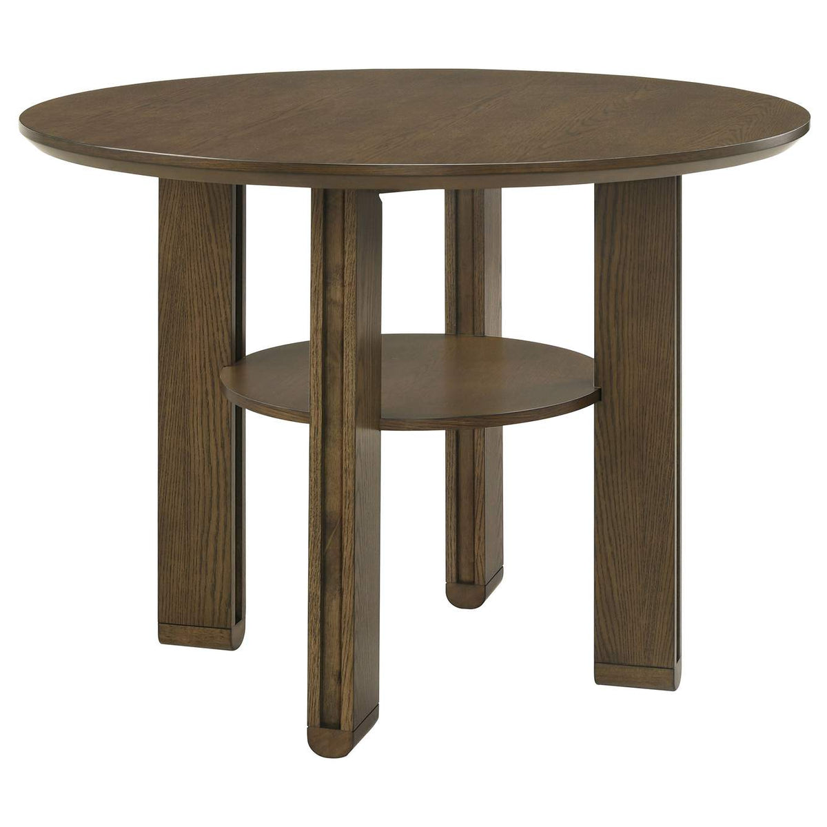 193668-S5 Ottowa 5-piece Round Counter Height Dining Room Set Brown