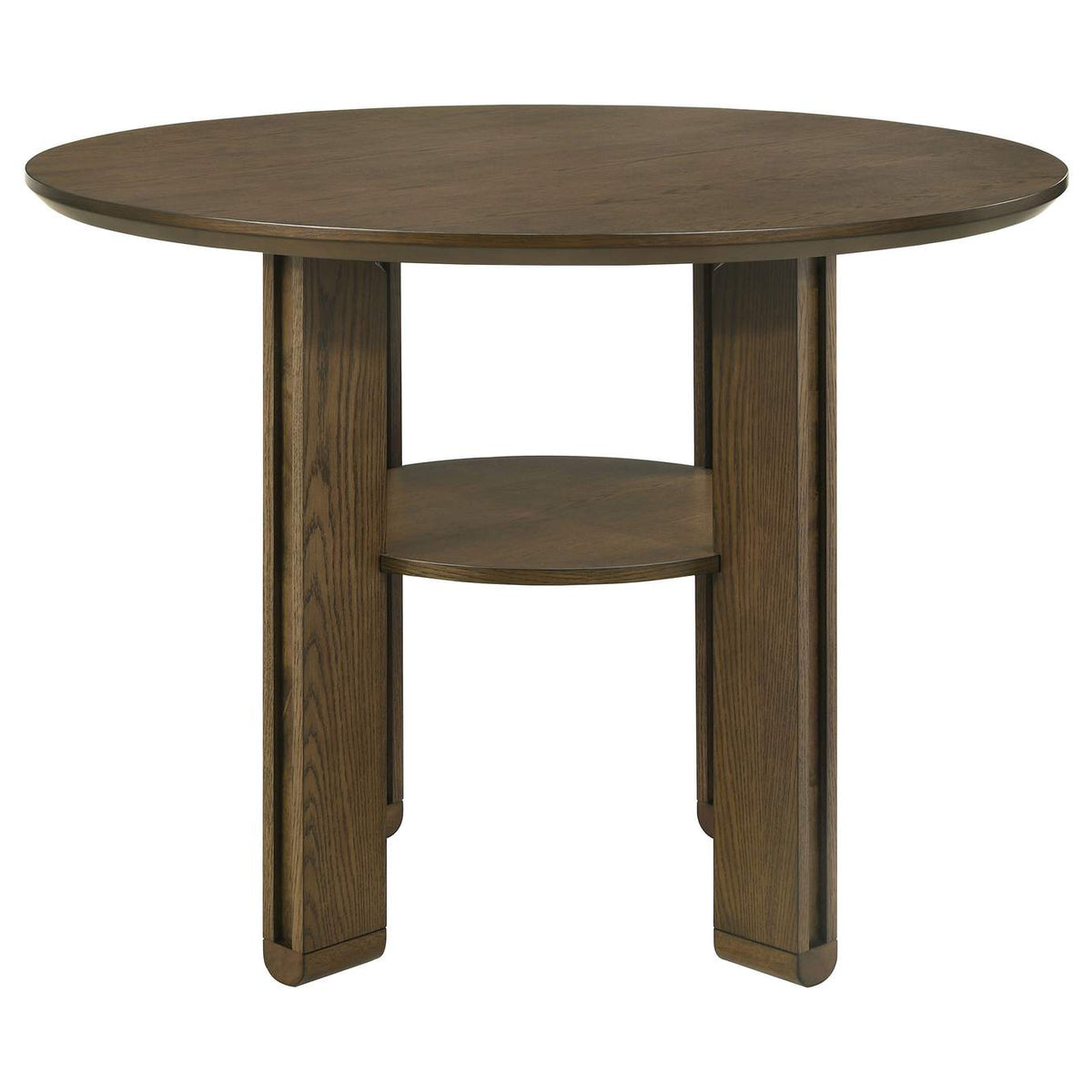193668-S5 Ottowa 5-piece Round Counter Height Dining Room Set Brown