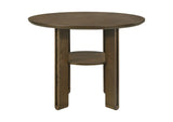 193668-S5 Ottowa 5-piece Round Counter Height Dining Room Set Brown