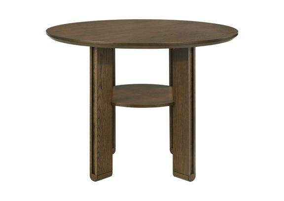 193668-S5 Ottowa 5-piece Round Counter Height Dining Room Set Brown