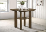 193668 Ottowa 47-inch Round Counter Height Dining Table Brown