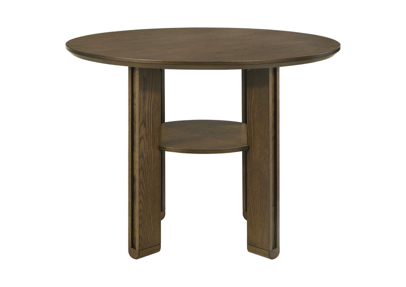 193668 Ottowa 47-inch Round Counter Height Dining Table Brown