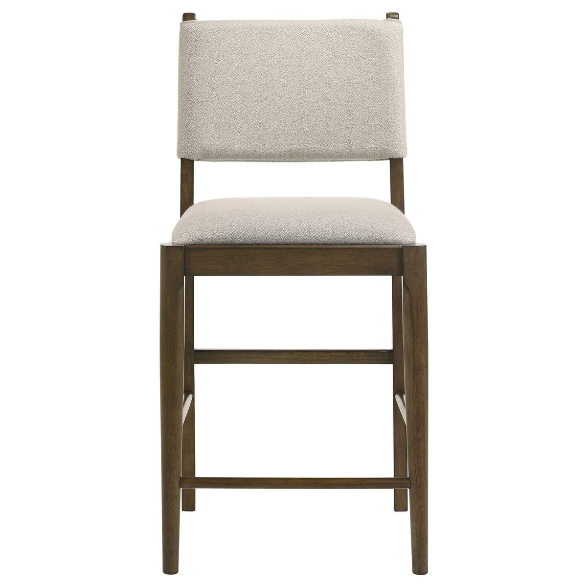 193669 Ottowa Upholstered Counter Side Chair Brown (Set of 2)